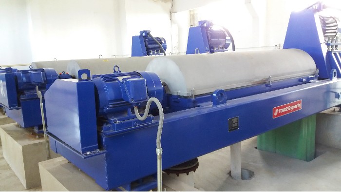 陜西某廠巴工業P-V55980A臥螺離心機維修