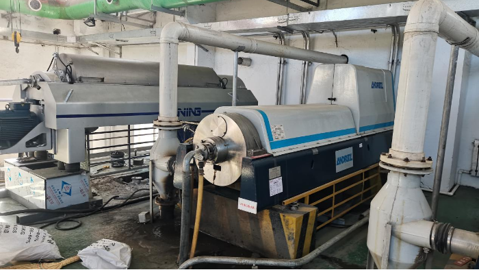 國電某污水處理廠臥螺離心機案例